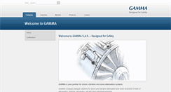 Desktop Screenshot of gamma-sa.fr